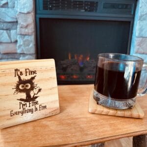 Crafty-Angler Engraved Coasters